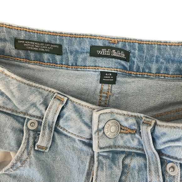 Wild Fable High Waist Denim Shorts | Size 4R - Picture 5 of 5